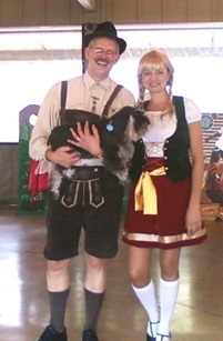 I love to go to Rock City with Mom and Dad for Rocktober Fest. I always see some of my peeps friends there and there is good German food for a good German dog, too!