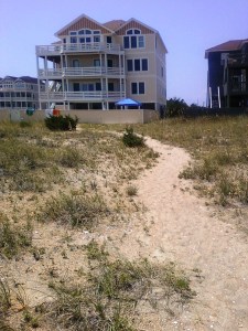Outer Banks house where I vacationed