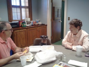A Working Lunch with a Working Dog