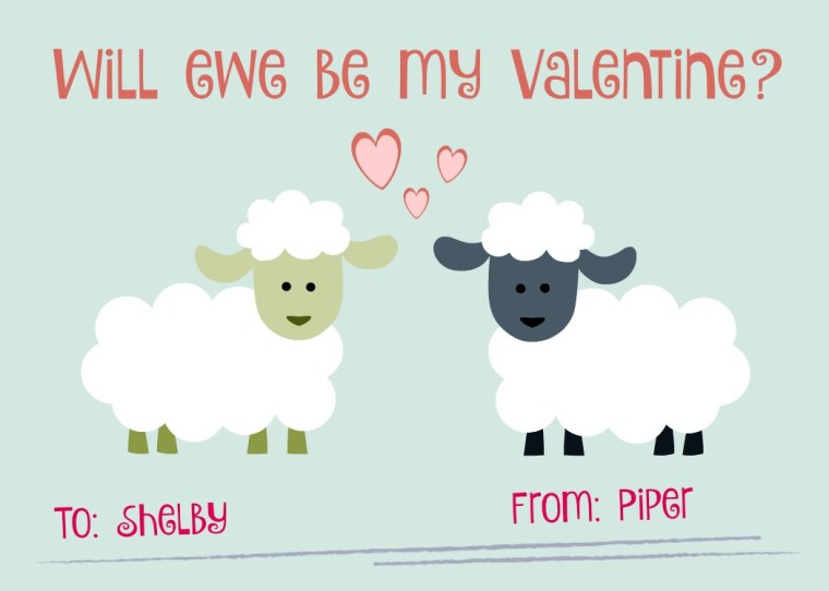 Pipers valentine to Shelby