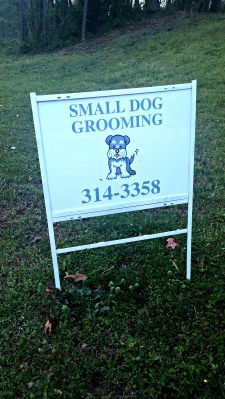 groom sign